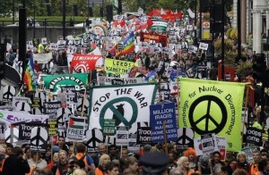 ©26 Octobre 2009, Londres : Manifestation massive pour le retour des troupes britanniques